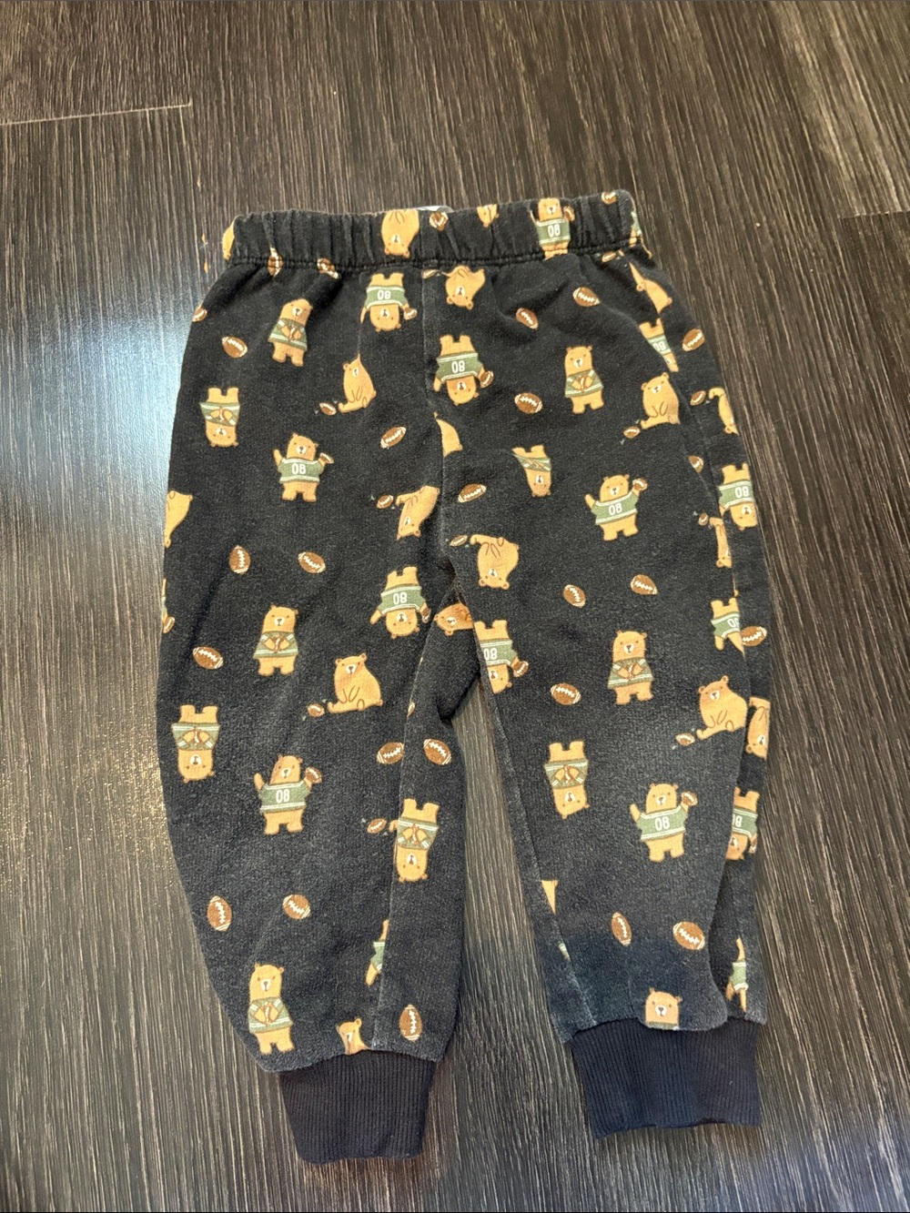 Petit Lem’s mini threads bear football pants 18M
